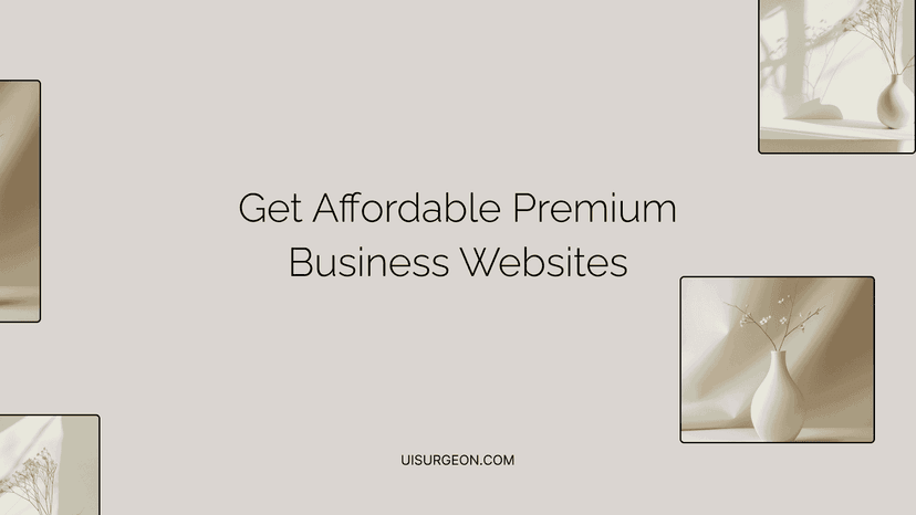 Affordable premium templates for small businesses.